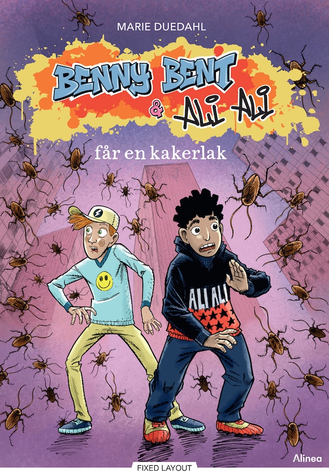 Book cover for Benny Bent og Ali Ali får en kakerlak, Blå Læseklub