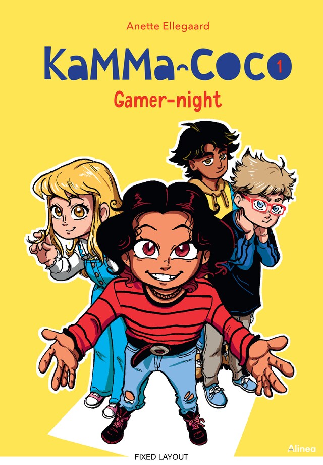 Bogomslag for Kamma-Coco 1, Gamer-Night, Rød Læseklub