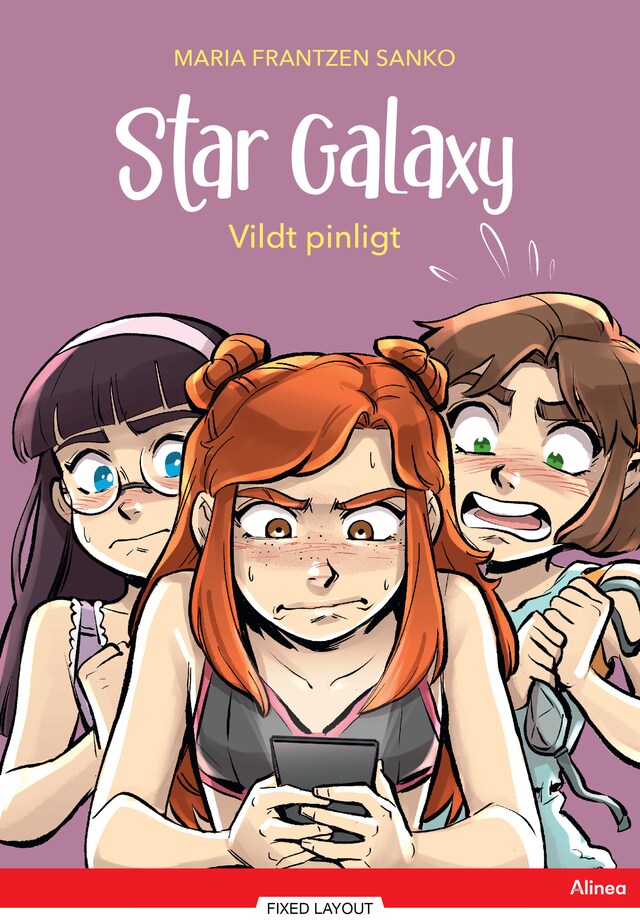 Bogomslag for Star Galaxy 3 - Vildt pinligt, Rød Læseklub