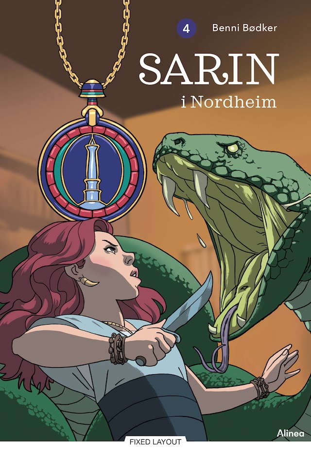 Book cover for Sarin 4 - Sarin i Nordheim, Blå Læseklub