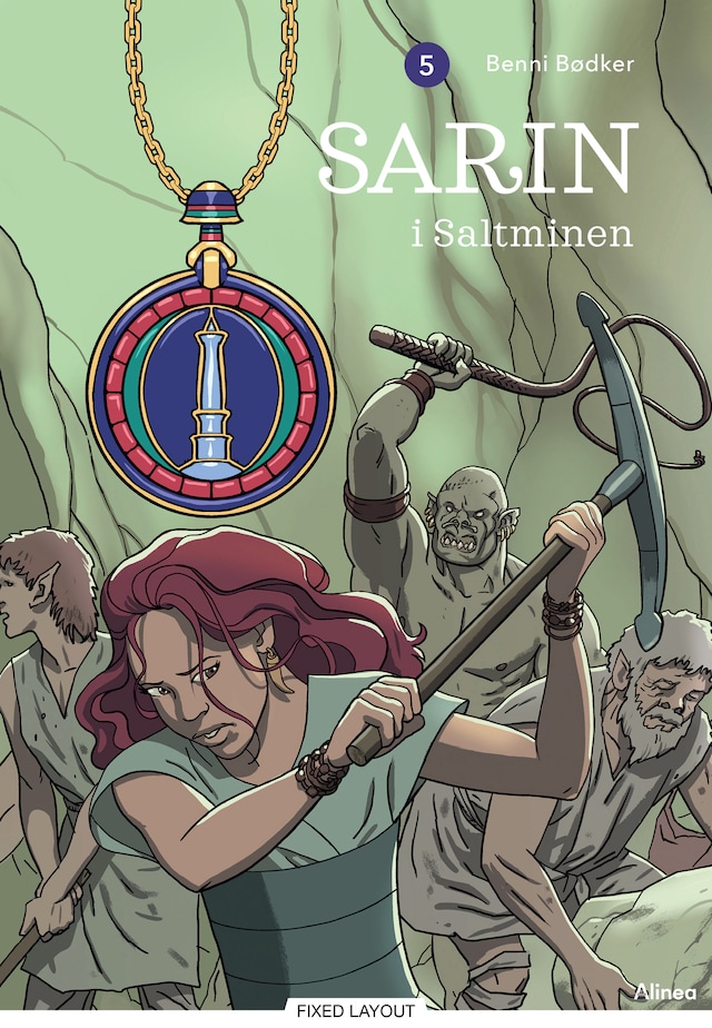 Boekomslag van Sarin 5 - Sarin i saltminerne, Blå Læseklub