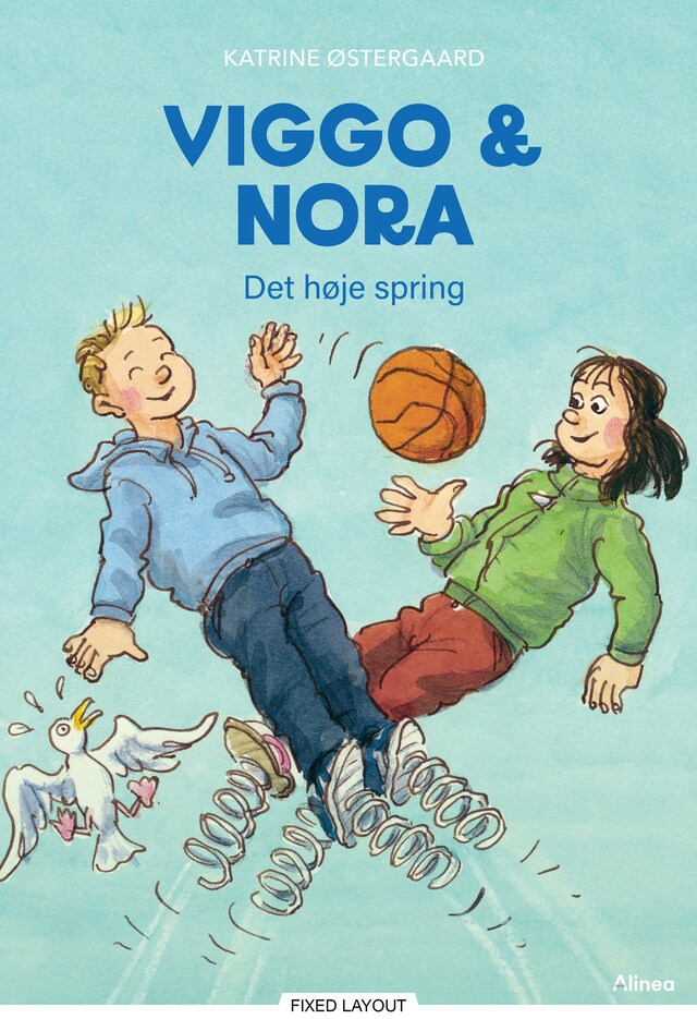 Bogomslag for Viggo & Nora - Det høje spring, Grøn Læseklub