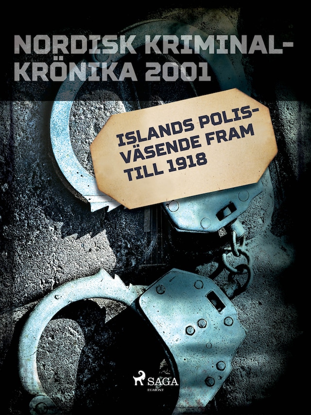 Islands polisväsende fram till 1918