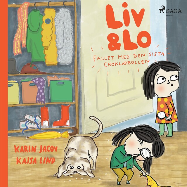 Book cover for Liv och Lo. Fallet med den sista chokladbollen