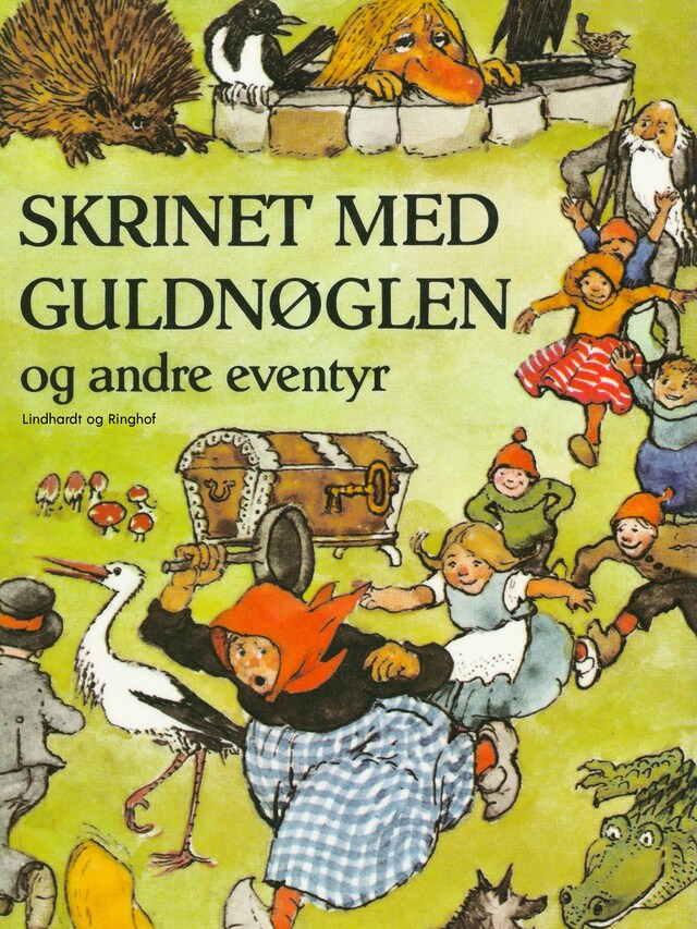 Bogomslag for Skrinet med guldnøglen og andre eventyr for de yngste