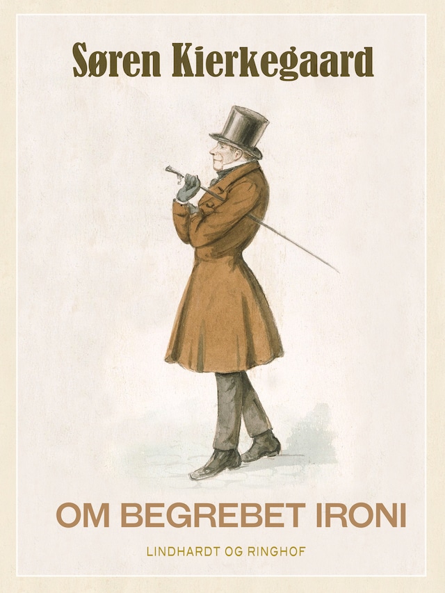 Book cover for Om begrebet ironi