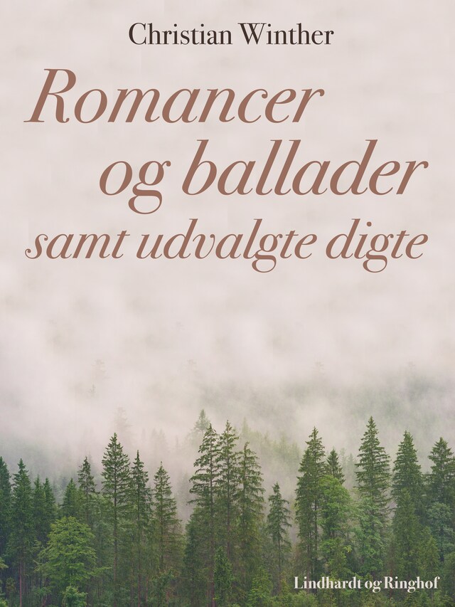 Bogomslag for Romancer og ballader samt udvalgte digte