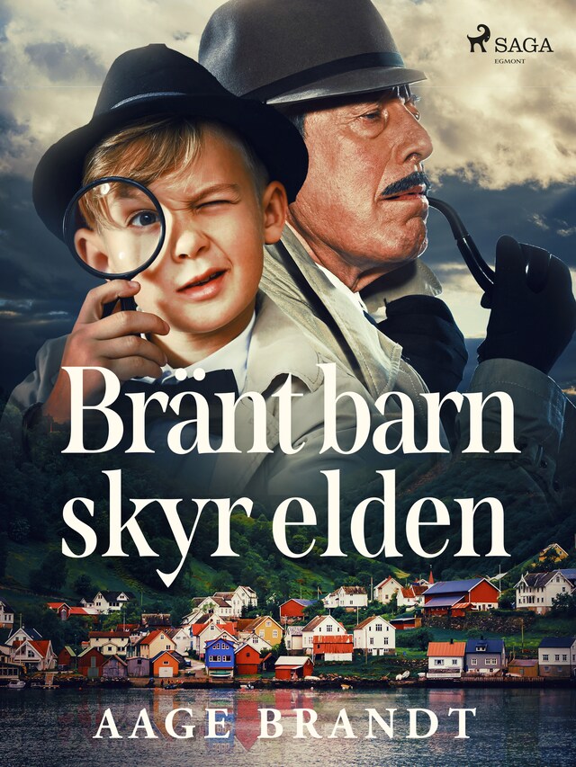 Book cover for Bränt barn skyr elden