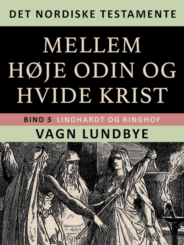 Book cover for Det nordiske testamente. Mellem høje Odin og hvide Krist. Bind 3