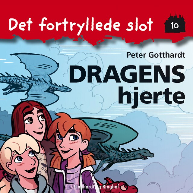 Bogomslag for Det fortryllede slot 10: Dragens hjerte