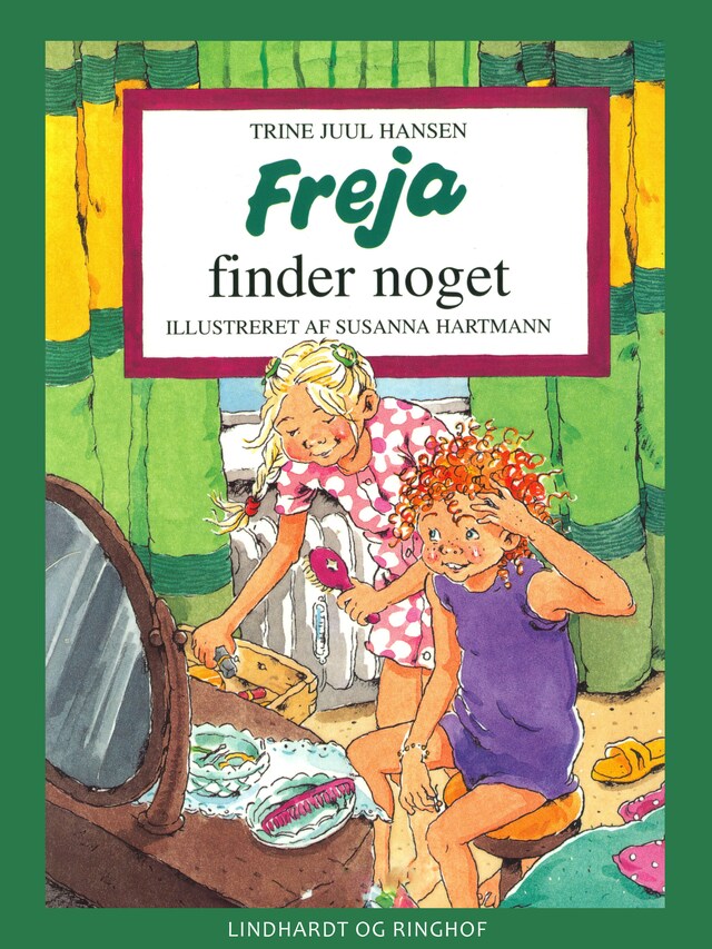 Bogomslag for Freja finder noget