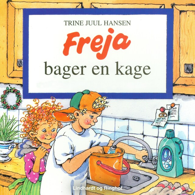 Bogomslag for Freja bager en kage