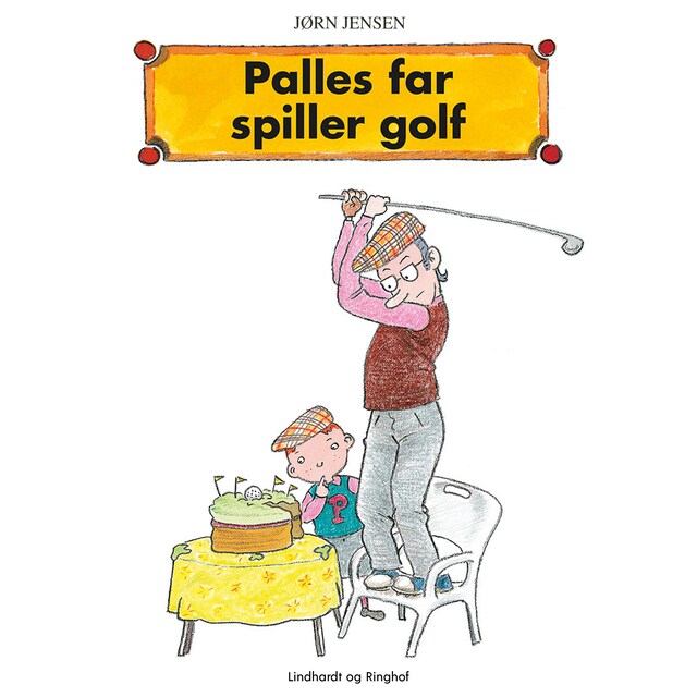 Bogomslag for Palles far spiller golf