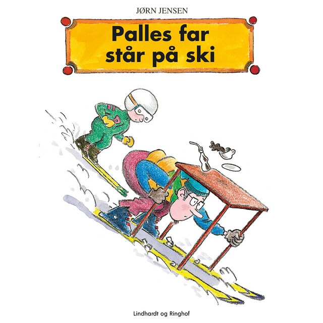 Bogomslag for Palles far står på ski