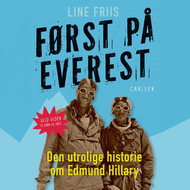 Bogomslag for Først på Everest