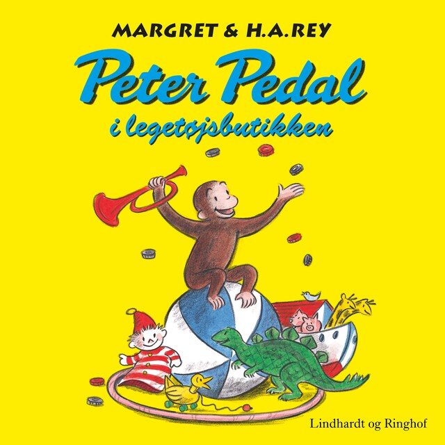 Bogomslag for Peter Pedal i legetøjsbutikken