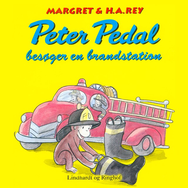 Bogomslag for Peter Pedal besøger en brandstation