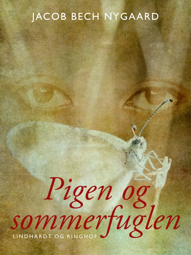 Book cover for Pigen og sommerfuglen