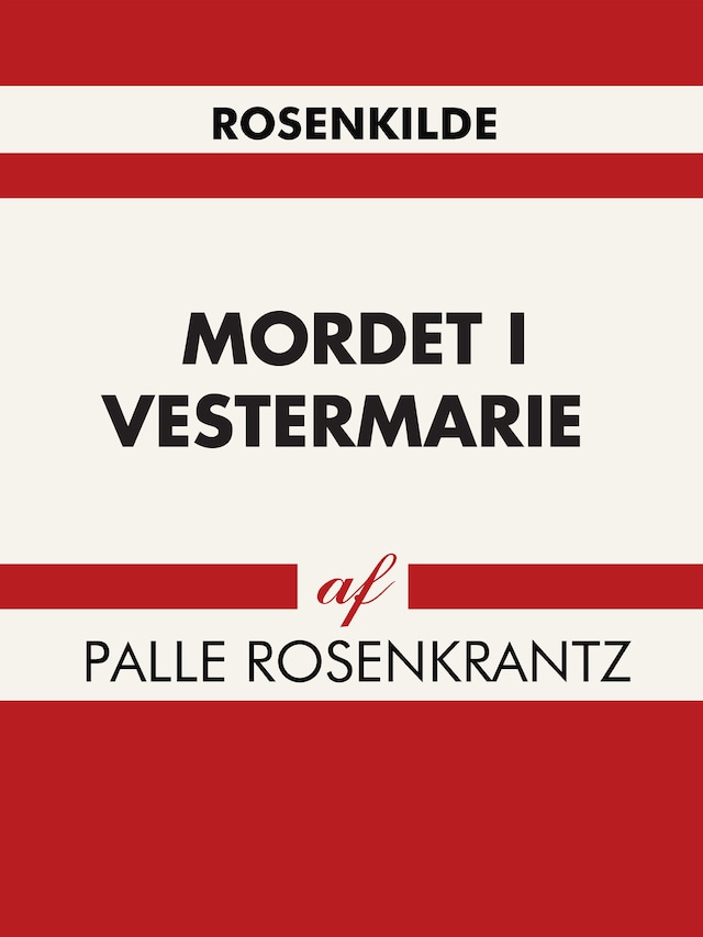 Book cover for Mordet i Vestermarie