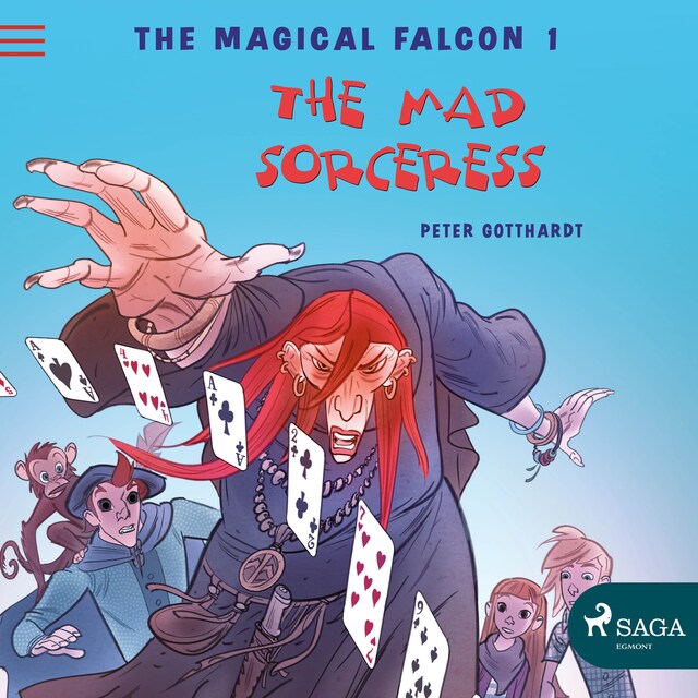 Book cover for The Magical Falcon 1 - The Mad Sorceress
