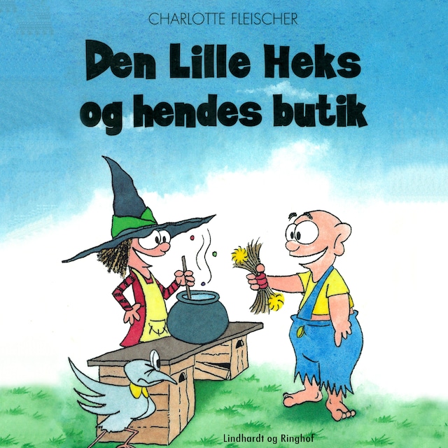 Bogomslag for Den lille heks og hendes butik