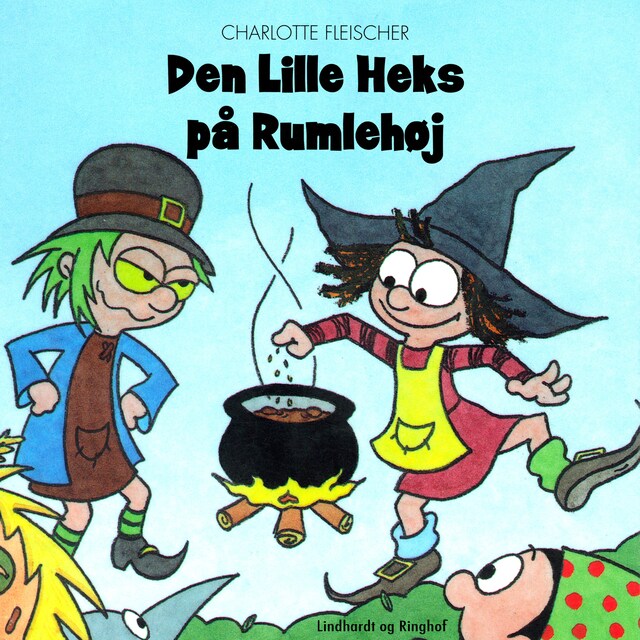 Bogomslag for Den lille heks på Rumlehøj