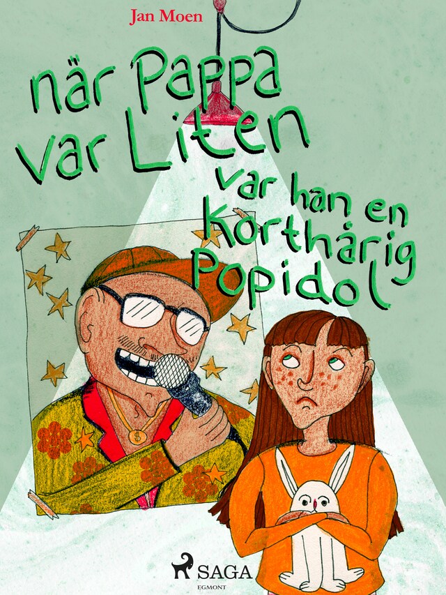 Book cover for När pappa var liten, var han en korthårig popidol