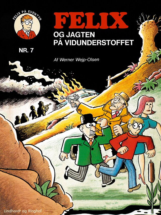 Bogomslag for Felix og jagten på vidunderstoffet samt Felix og Lord Peter Whimpy