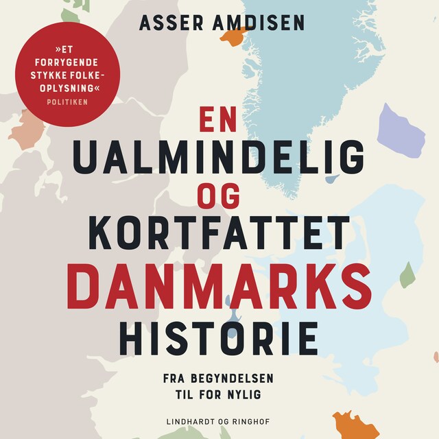 Portada de libro para En ualmindelig og kortfattet Danmarkshistorie
