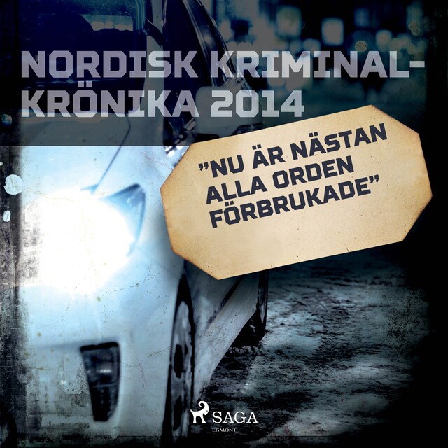 Buchcover für &quot;Nu är nästan alla orden förbrukade&quot;