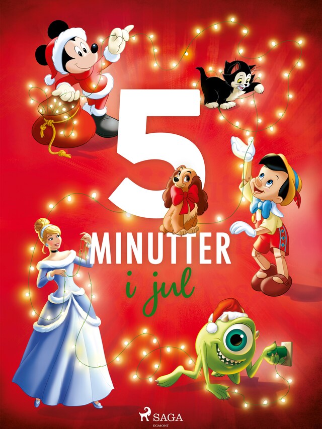 Book cover for Fem minutter i jul - Disney