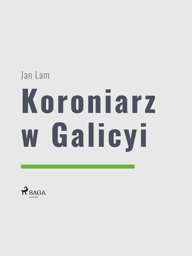 Book cover for Koroniarz w Galicyi
