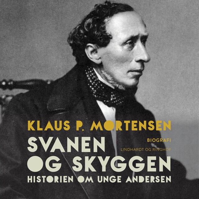 Boekomslag van Svanen og Skyggen. Historien om unge Andersen