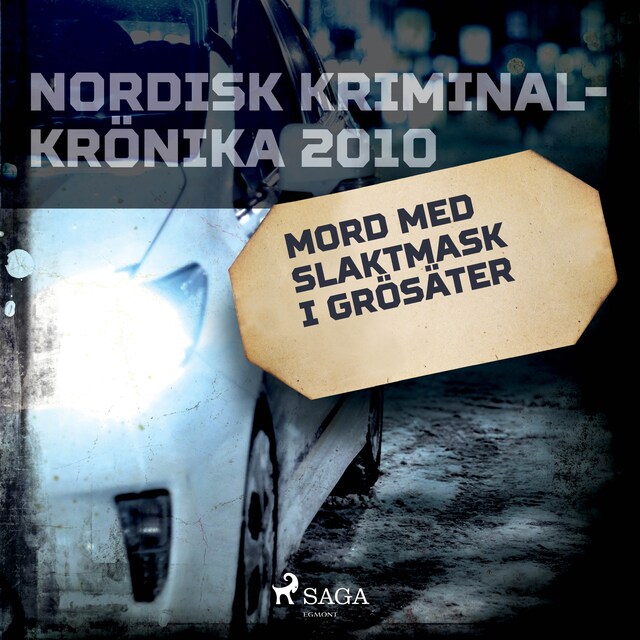 Book cover for Mord med slaktmask i Grösäter