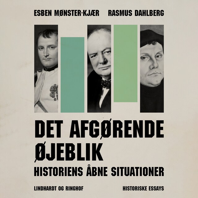 Okładka książki dla Det afgørende øjeblik - Historiens åbne situationer