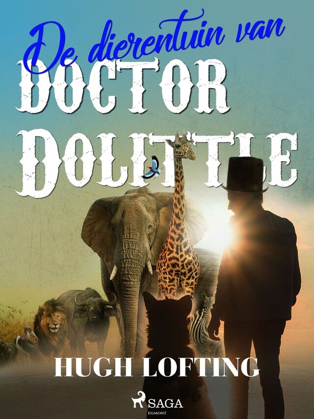 Buchcover für De dierentuin van doctor Dolittle