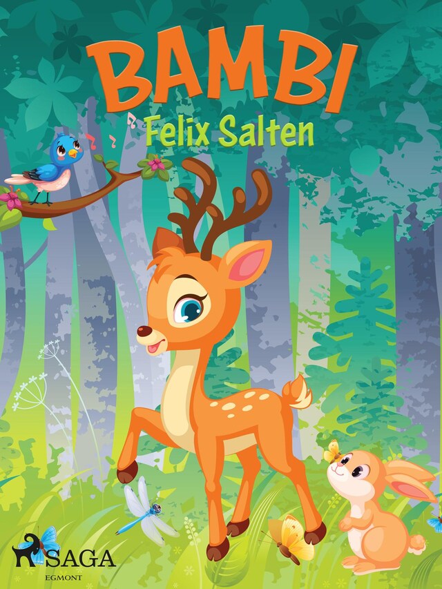 Kirjankansi teokselle Bambi