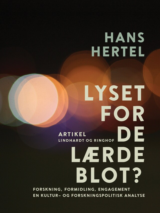 Bogomslag for Lyset for de Lærde blot?