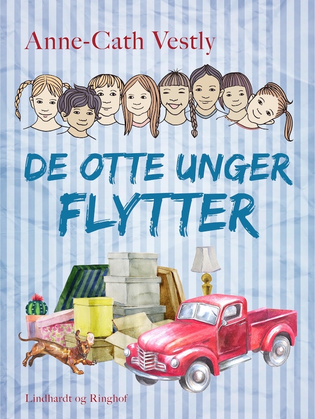 Bogomslag for De otte unger flytter