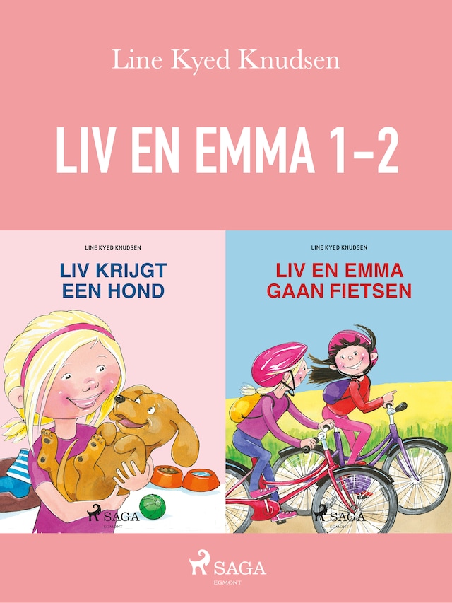 Book cover for Liv en Emma 1-2