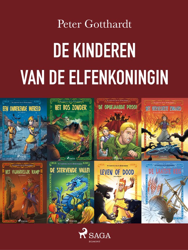 Buchcover für De kinderen van de elfenkoningin 1-8