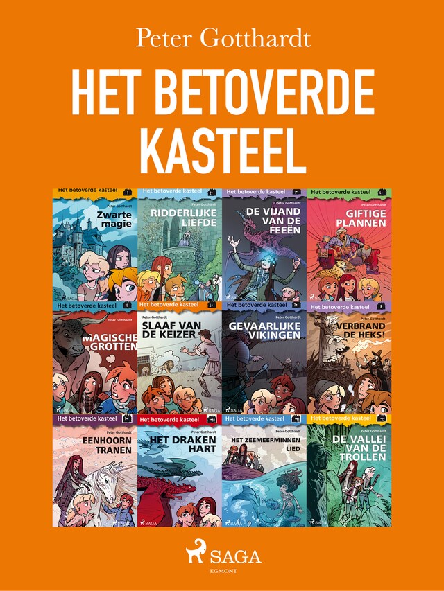 Kirjankansi teokselle Het betoverde kasteel 1-12