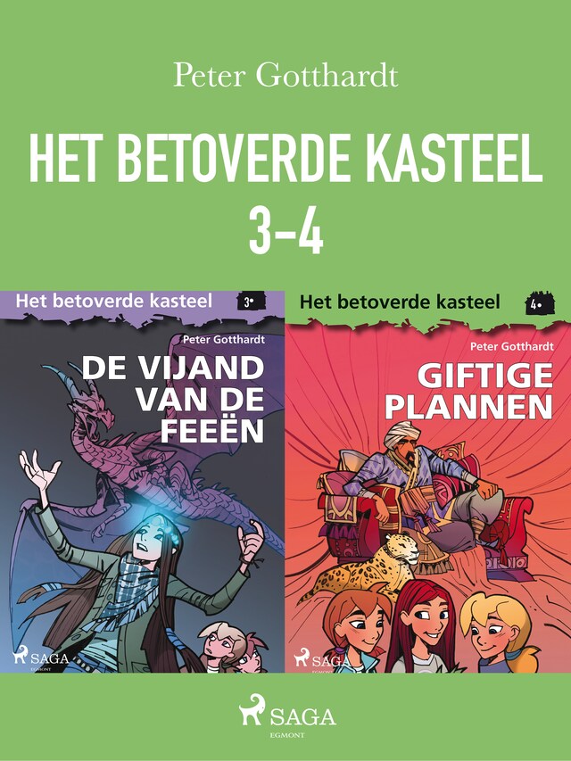 Couverture de livre pour Het betoverde kasteel 3-4