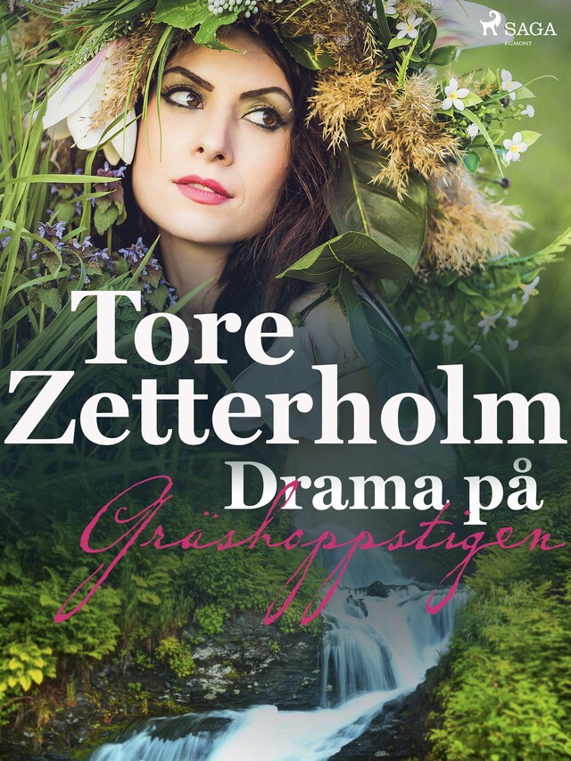 Book cover for Drama på gräshoppstigen