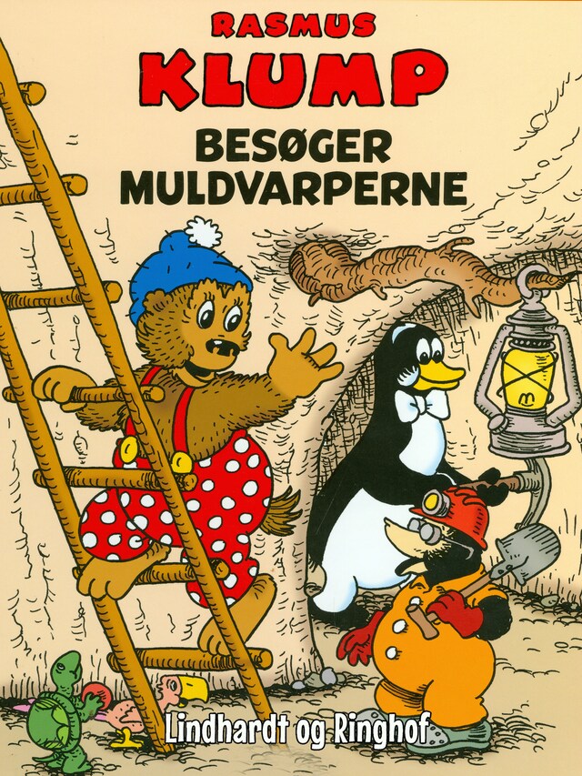 Bogomslag for Rasmus Klump besøger muldvarperne