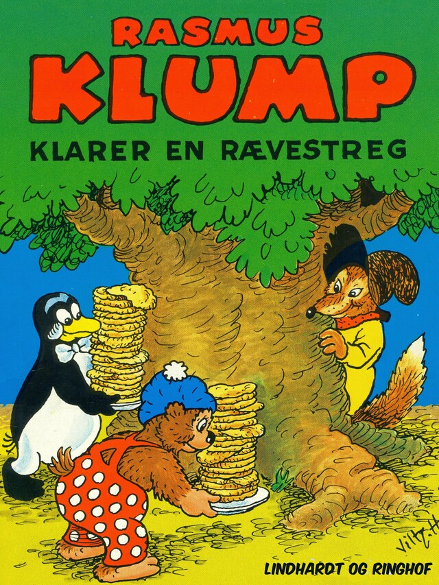 Bogomslag for Rasmus Klump klarer en rævestreg