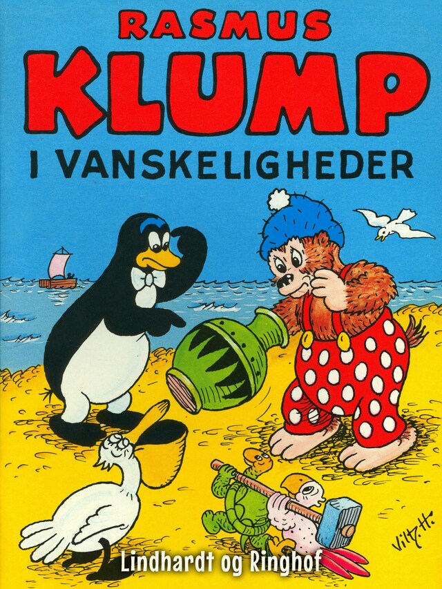 Bogomslag for Rasmus Klump i vanskeligheder