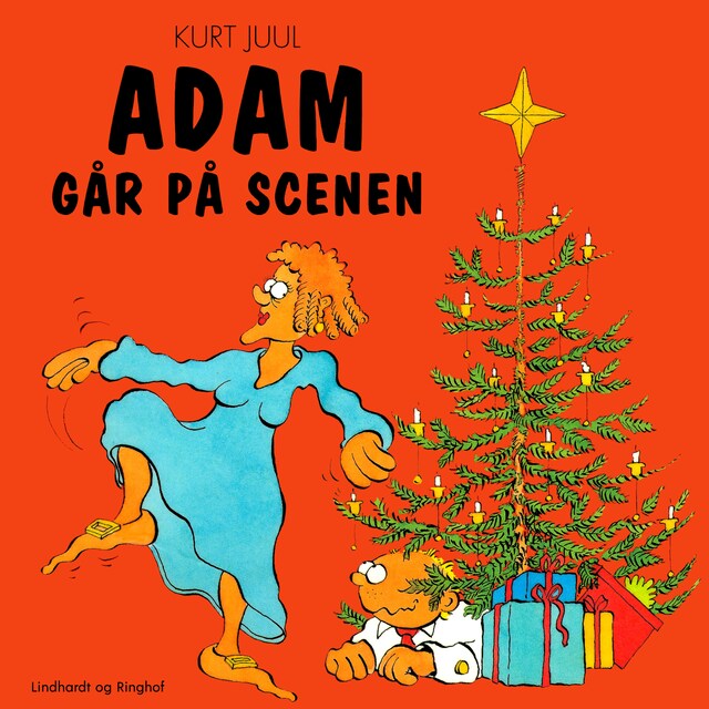 Bogomslag for Adam går på scenen