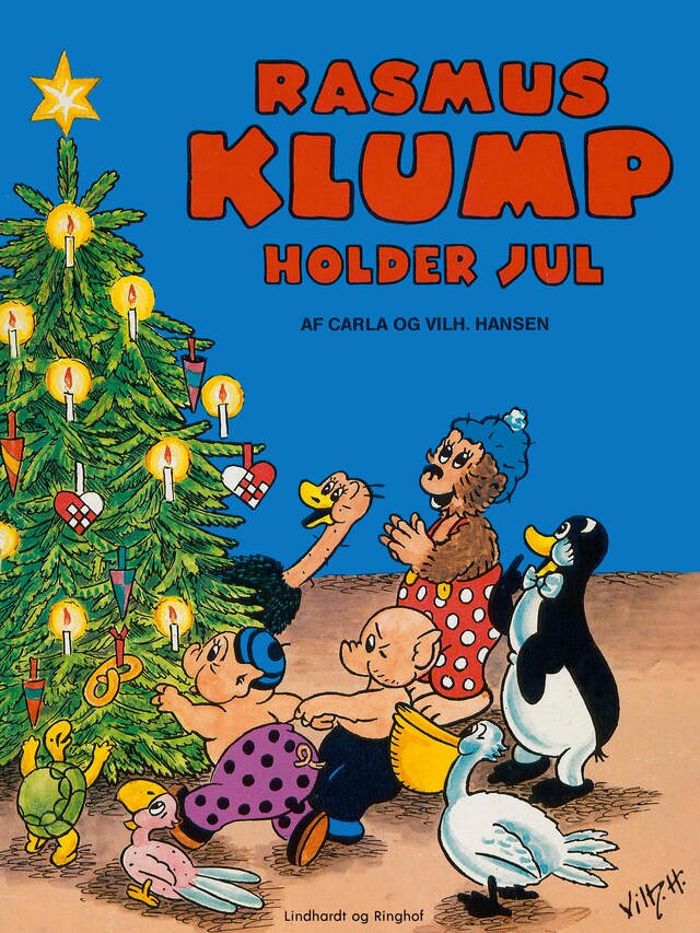 Bogomslag for Rasmus Klump holder jul