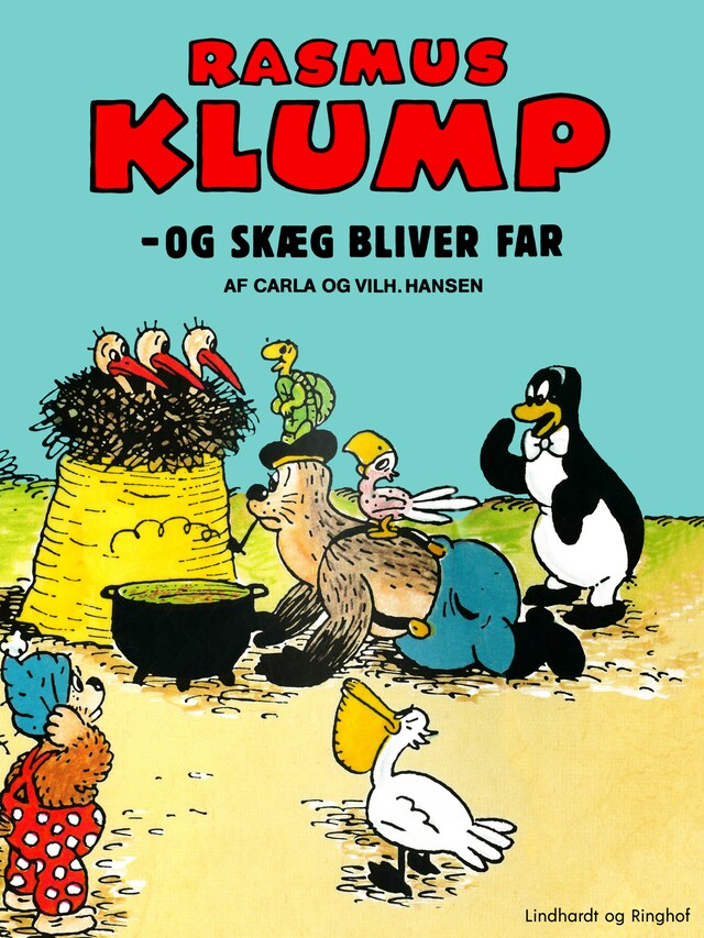 Bogomslag for Rasmus Klump - Skæg bliver far